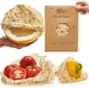 Amazon Hot Washable Eco Friendly Sustainable Reusable BeesWax Food Wraps For Kitchen Storage