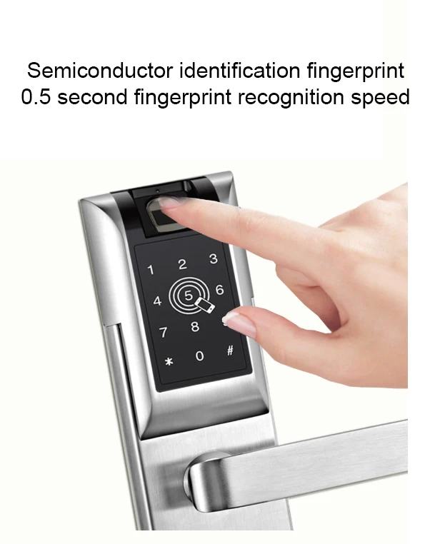 App dynamic password intelligent lock household door lock fingerprint door lock smart