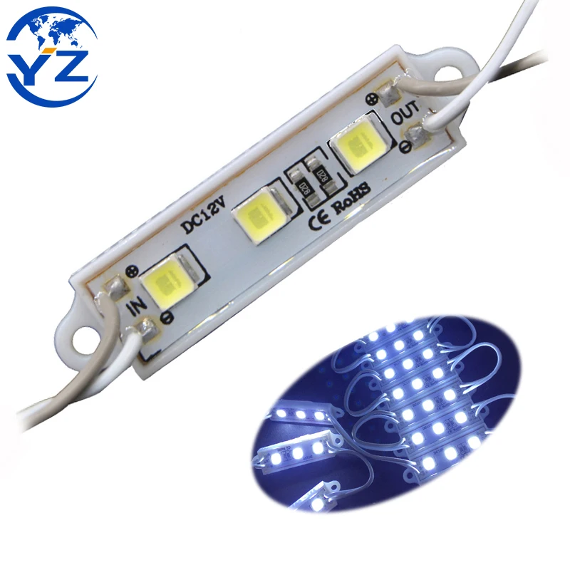 Factory Bottom Price White Red Blue Green Yellow Pink Color DC 12V 24V 0.6W 5054 LED Module For Light Box