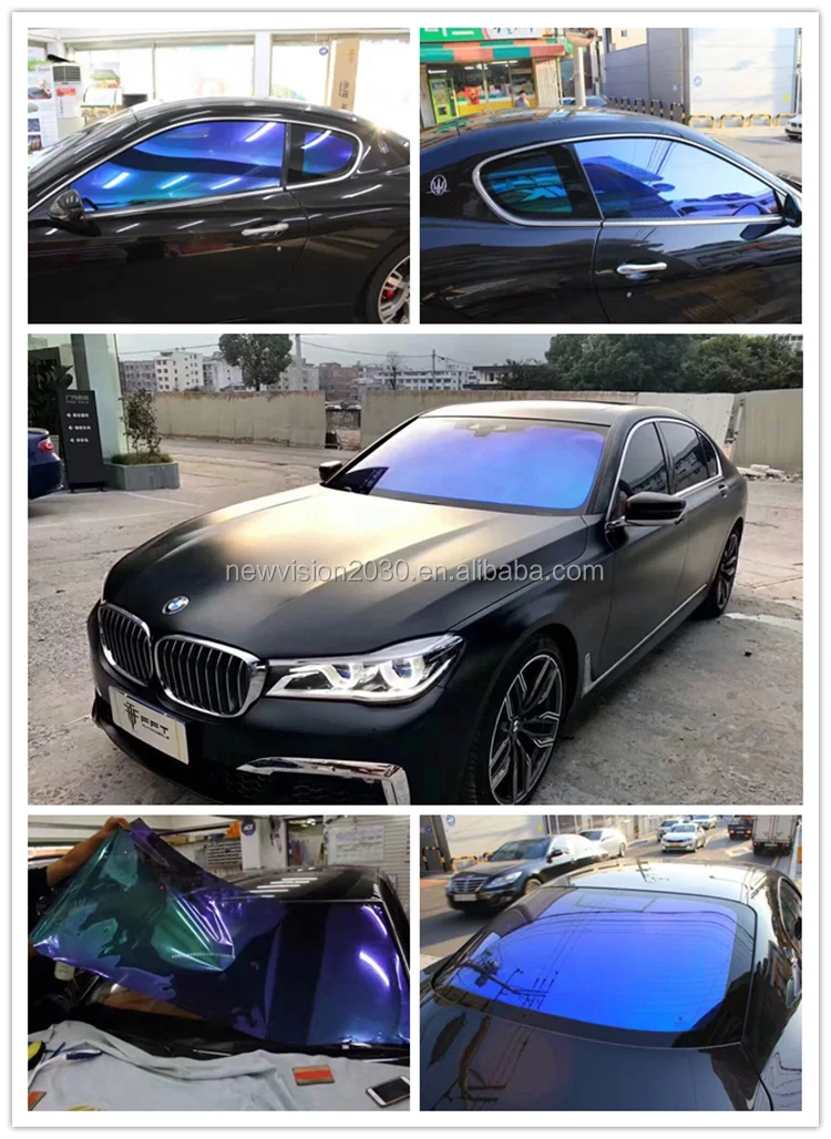 1 52mx30m Chameleon Window Tint Car Window Glass Tint Film Uv Proof Ceramic Film Buy Chameleon Solar Film Factory Nano Tinting For Car Long Warranty Car Window Film Product On Alibaba Com