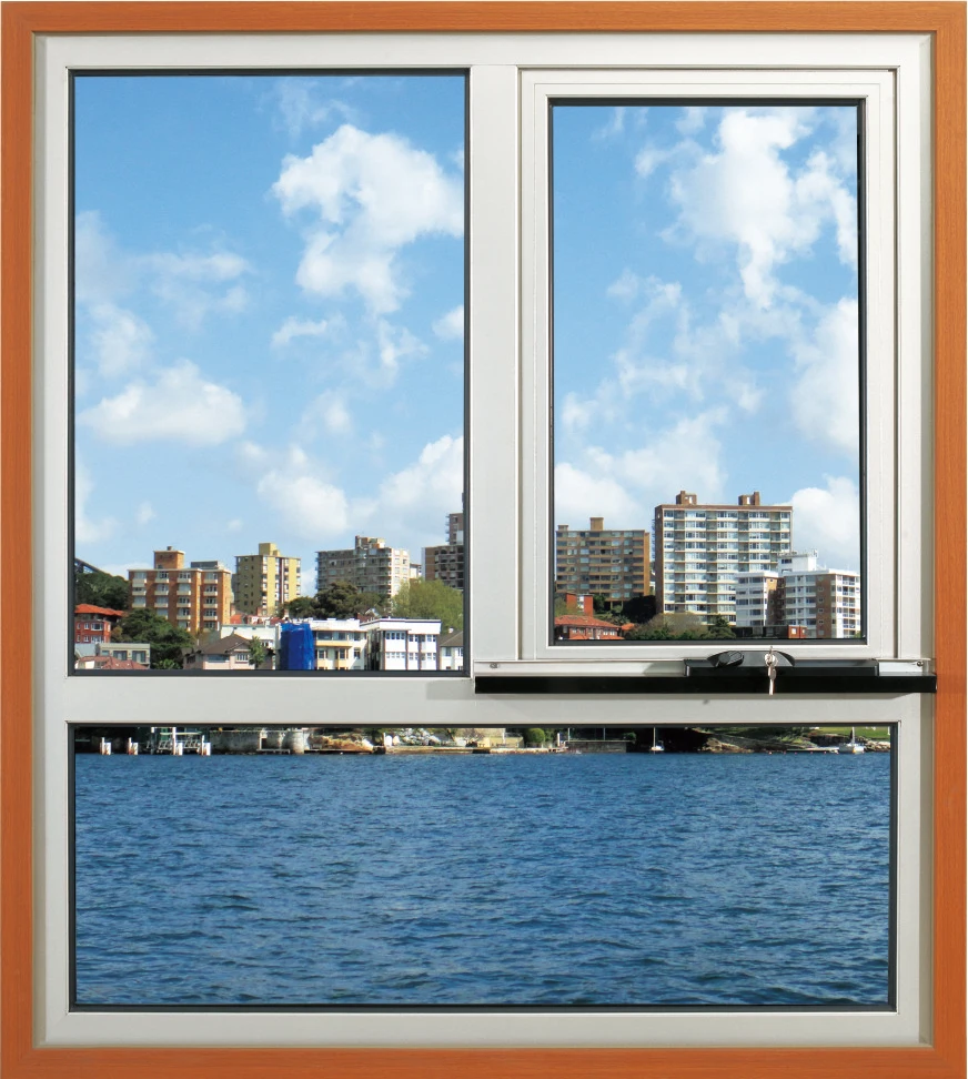 最畅销的玻璃窗 upvc 倾斜和转向窗口