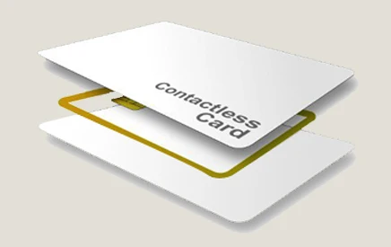 White PVC Card dual frequency rfid card Rewritable Card with 125khz and 13.56mhz Chip