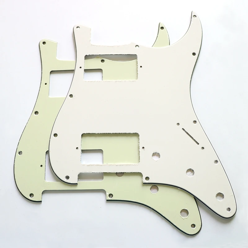 aged mint green strat pickguard