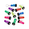 24 Pieces Mini Flashlights Keychain Colorful Pocket Flashlights Keychain for Camping Daily Kids Party Favors