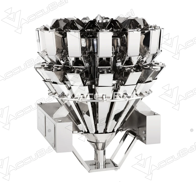 Fully Automatic Vertical Multihead Weigher Multi-function Weighing And ...