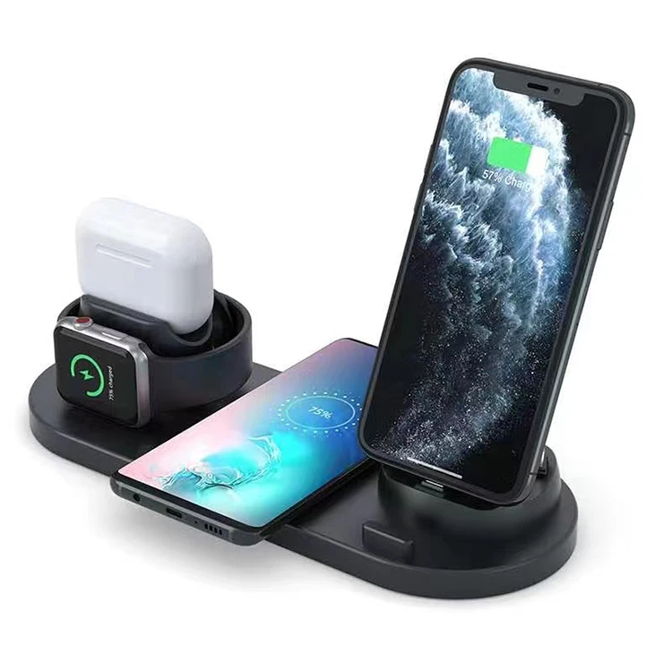 6in1 Multi Function Charging Stand Wireless Charger Dock B07c - Buy 6in1  Multi Function Charging Stand Wireless Charger Dock B07c For Iphone For  Android For Typec,6in1 Multi Function Charging Stand Wireless Charger