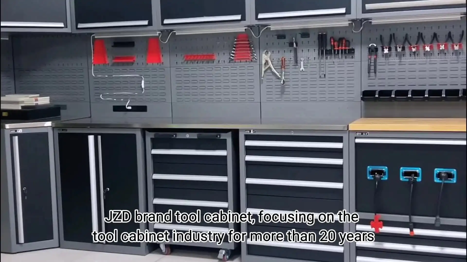 JZD OBM New Black Combination Tool Cabinet - Durable & Secure