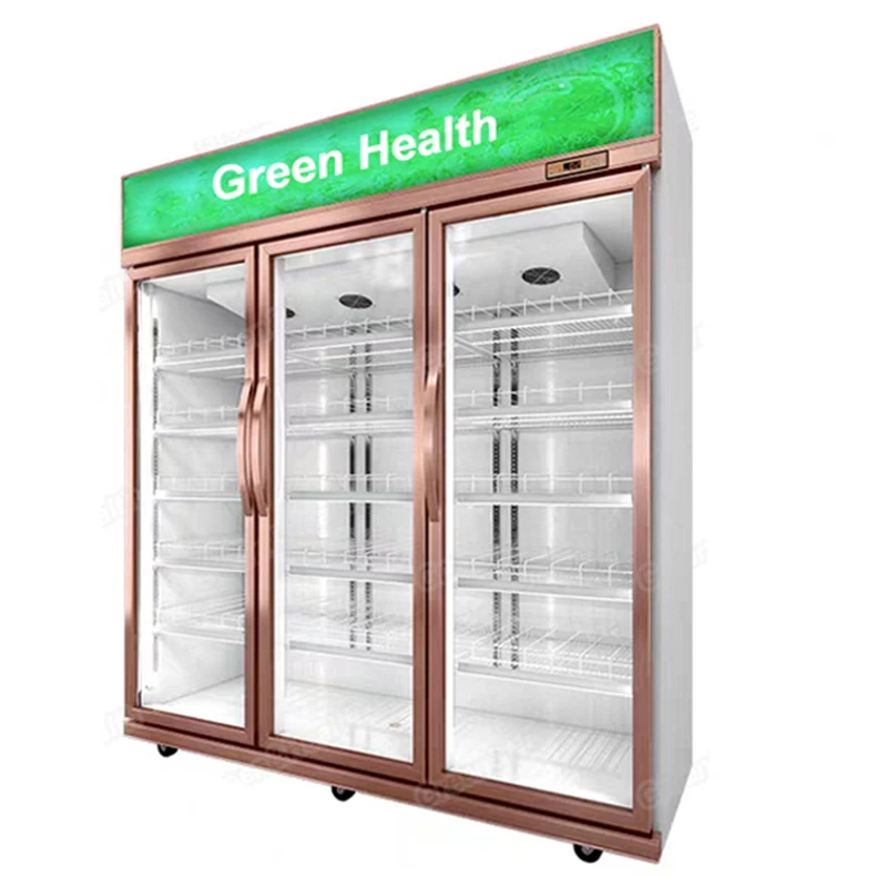 two door commercial fridge