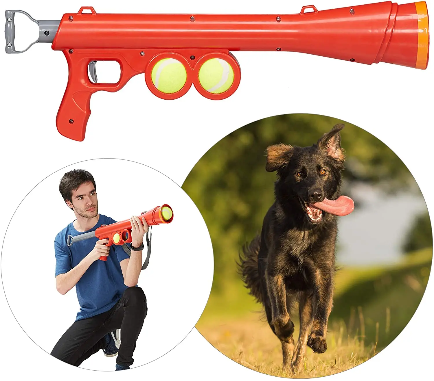 Hot Sales Pet Launcher Gun For Fun With Dog Tennis Balls For Chew - Buy ...