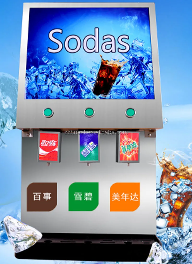 machine / electric soda drink dispenser machines / soda fountain