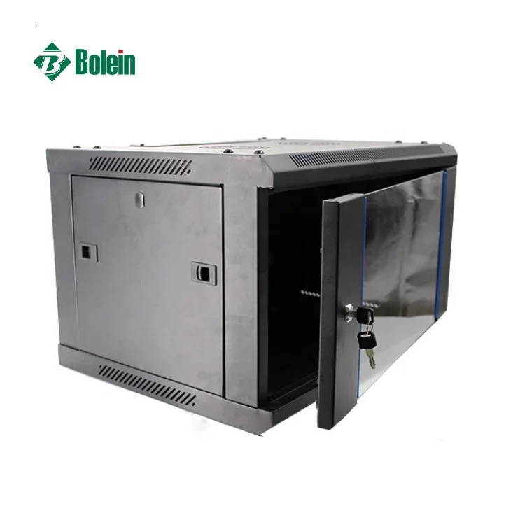 Bolein 9U Wall-Mount Network Cabinet Rack - 600x600 mm, IP20 Protection ...