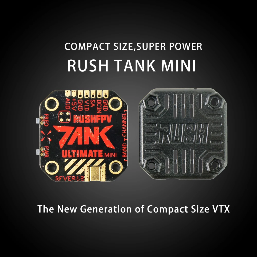 RUSH TANK MINI VTX 5.8G Smart Audio 0-25-200-500-800mW 20X20 Stackable
