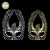 JHYK191 RDT Halloween Festival Night Bar Masquerade Ball Party Adult Plastic Retro Copper Silver Eagle Hawk Full Face Masks