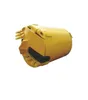 Single-bottom double open flat drilling bucket apply to claypan