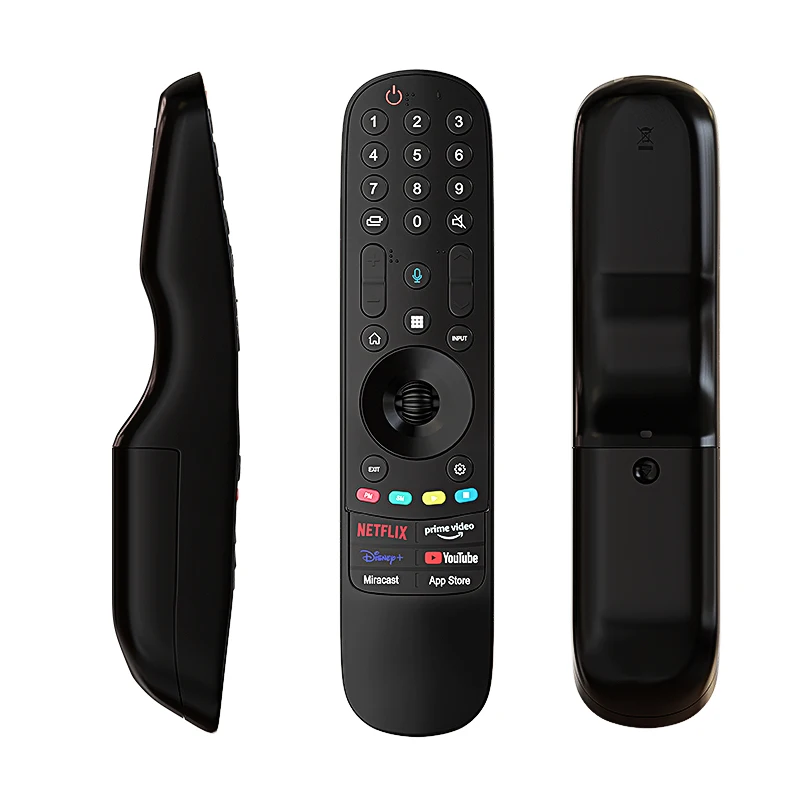 Close-up of remote control keypad showing TV and Setup buttons