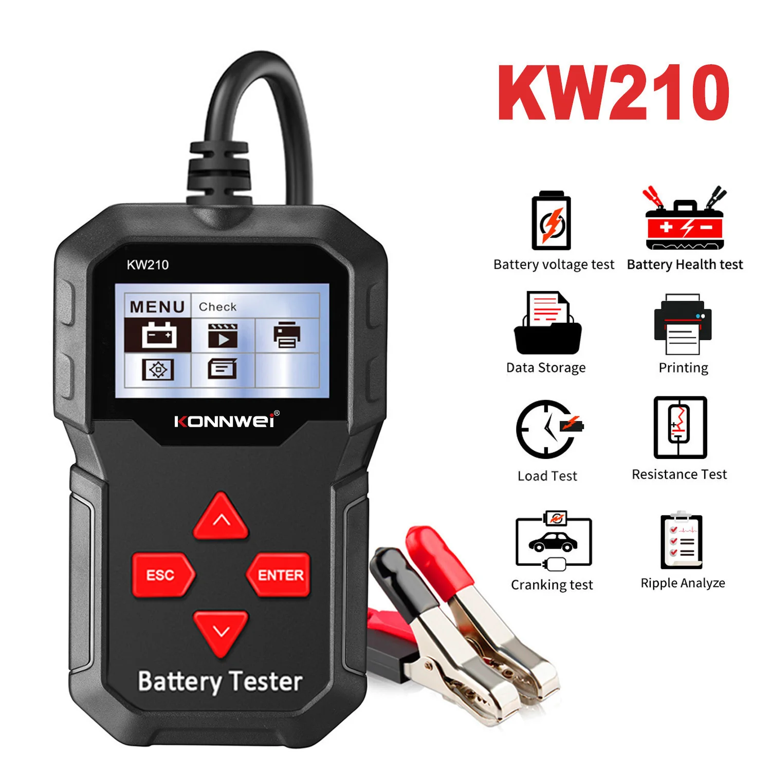 car battery tester