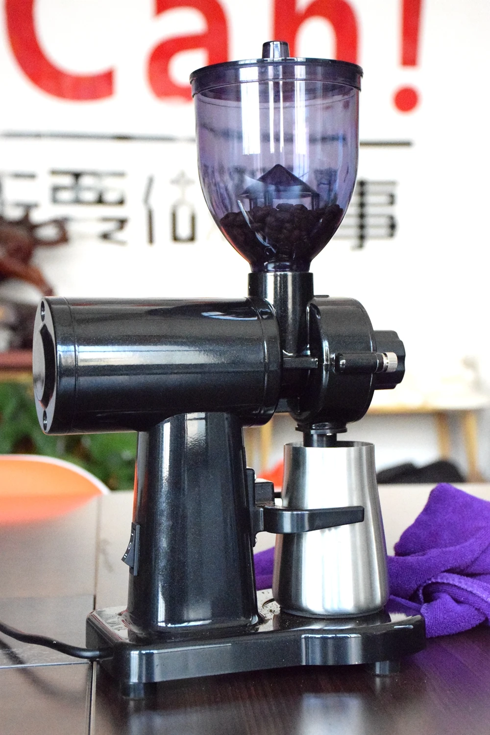 Ecocoffee Espresso Electric Burr Coffee Food Grinder Machine 8 Steps