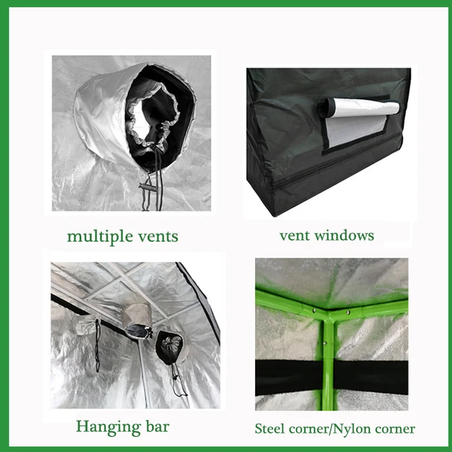 2x2x2m High grade 1680d Mylar Indoor Dark Room Grow Tent 2x2x2m High grade 1680d Mylar Indoor Dark Room Grow Tent