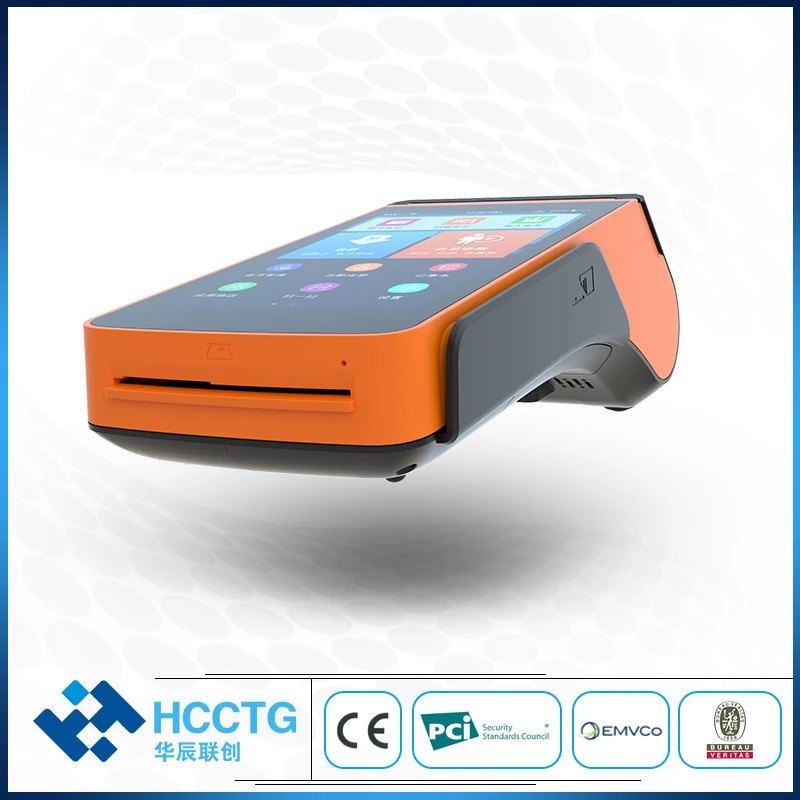 Portable Pos 4G Bluetooth Wifi NFC payment Pos cash Machine Build In Thermal Printer&Barcode Scanner P20L