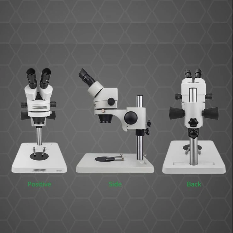 Relife RL-M2 7-45 Times Binocular Microscope Inspection PCB repair Microscope 144 LED Light Source Repair Tool