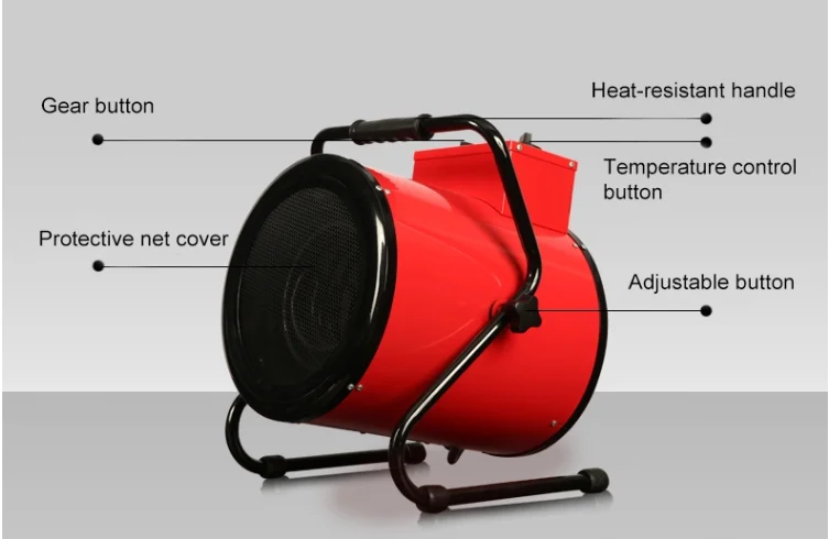 Portable Industrial Hot Air Blower Electric Fan Heater electric industry fan heater,room heater with fan