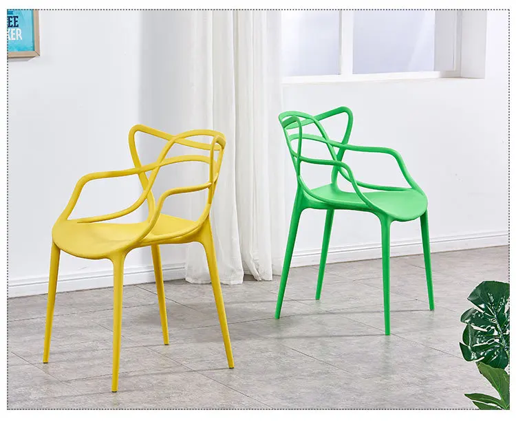 Creative fashion cat chair nordic leisure hollow chair minimalist office chair