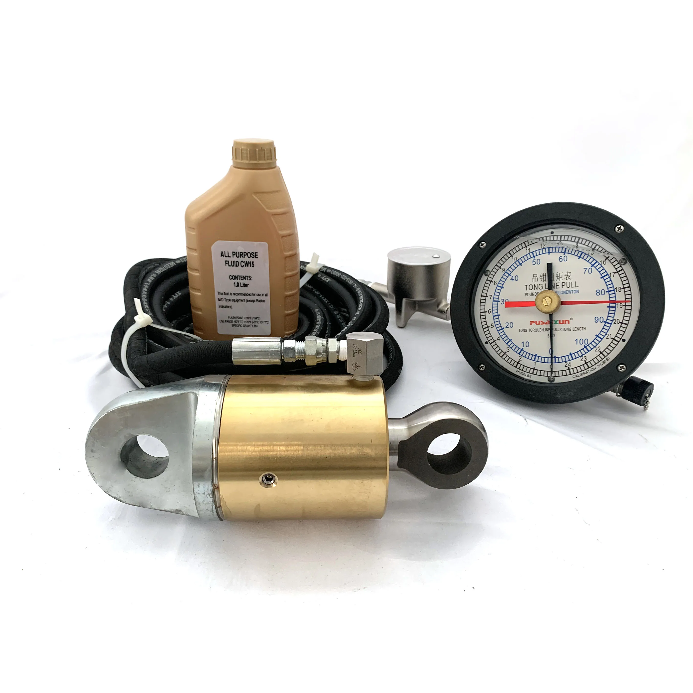 6 Inch Fluid Filled Gauge,Tong Torque & Tong Line Pull System Capacity