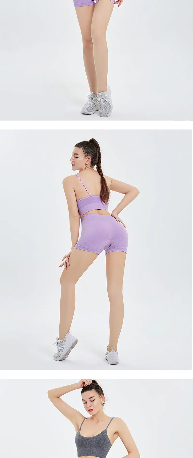 Ptsports women fitness yoga seamless shorts sexy workout sportswear for women women fitness wear gym activewear sexy sportswear