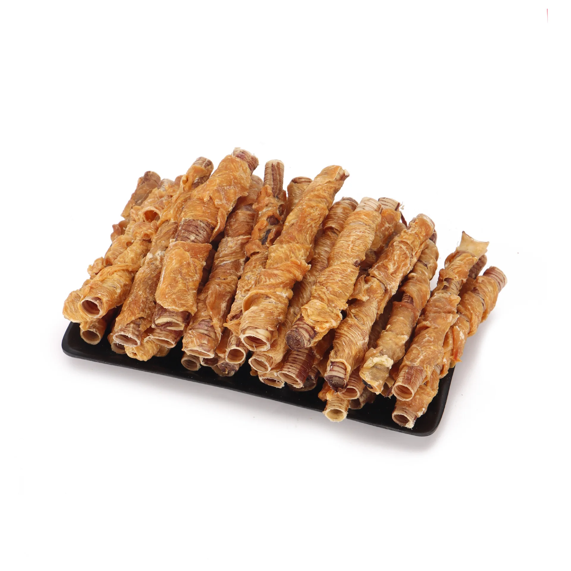 Chicken Roll Goose Throat Adult Pet Snacks Crisp Molar Teeth Cleaning Supplemental Nutrition Customized Shandong Model D12 factory