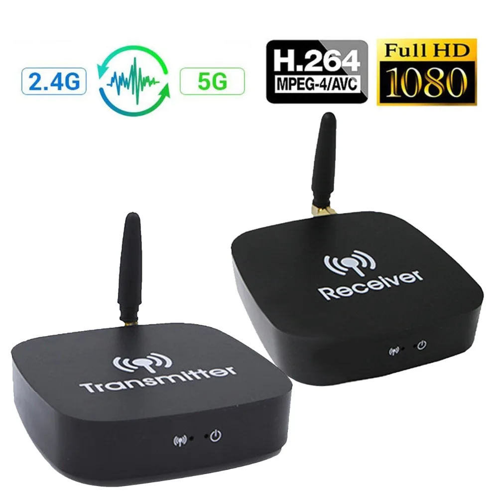 Audio Video 5ghz Wireless Hdmi Extender 10m Wifi Transmitter And