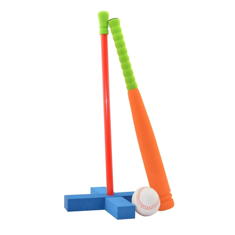 Foam T Ball Kids Baseball Softball Bat Set,For Toddler 3 4 Years Indoor