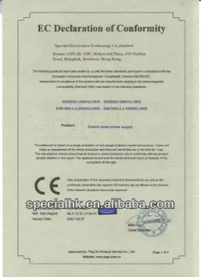 CE certificate