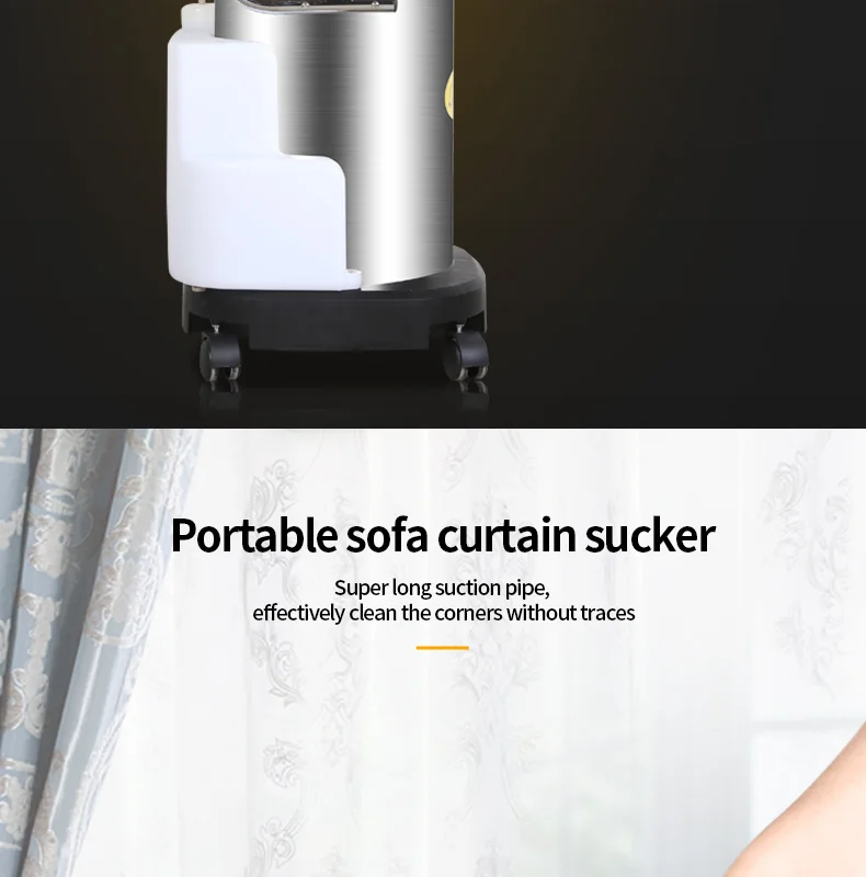 Commercial Hotel-Dedicated 220V/110V Carpet Extraction Cleaning Machine Manual Vacuum Cleaner with Sofa Art Spray Feature