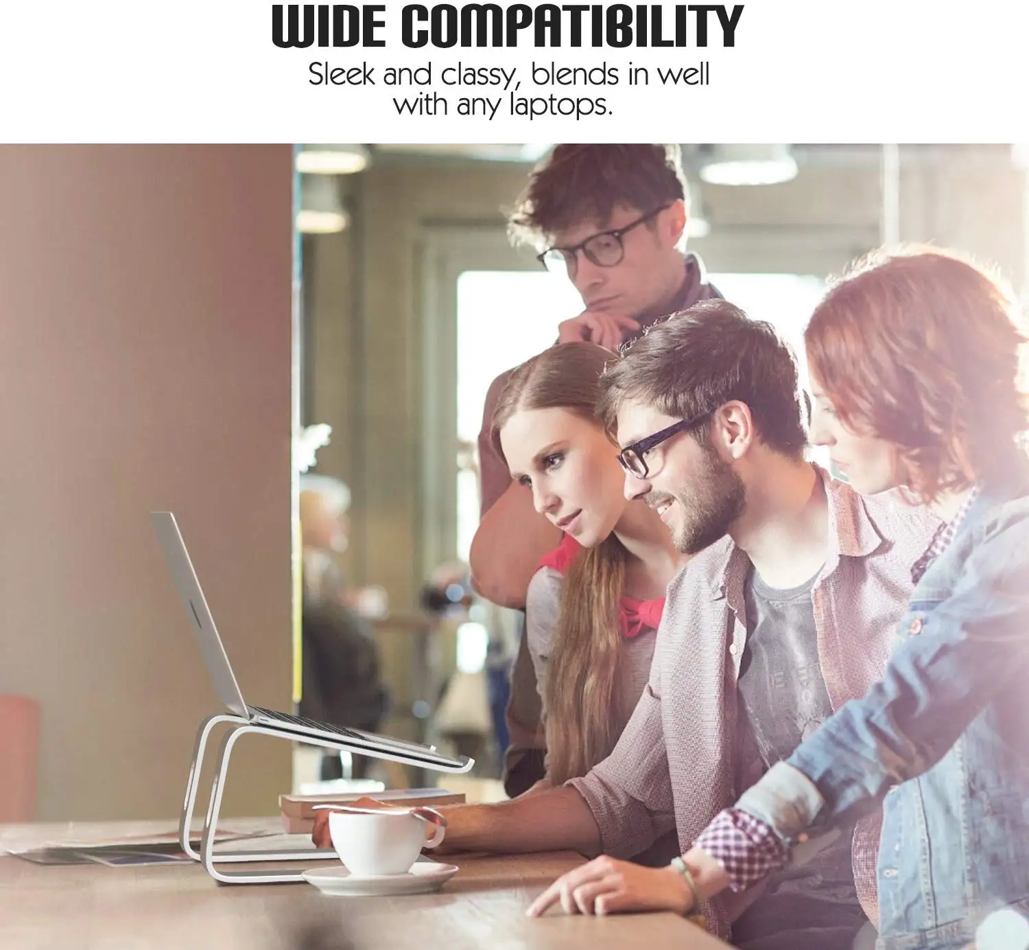   Best Laptop Ergonomic Stand 2020 Aluminum Adjustable Laptop Computer Stand for MacBook Pro