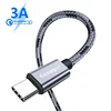 Shenzhen Nylon Braided Wire 3A Big Current 1m 2m Multi Android Usb-c Charge Cable
