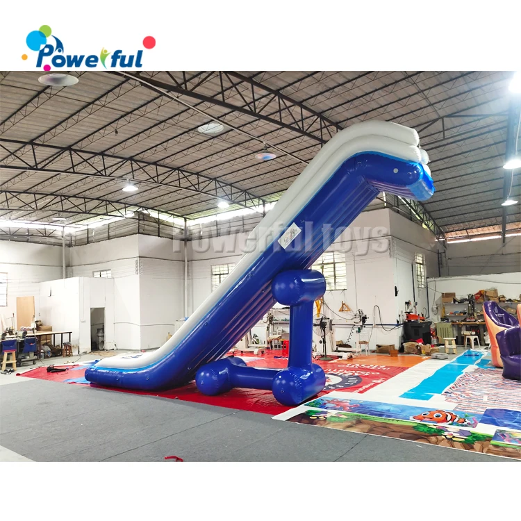 Factory price inflatable yacht water slide for sale