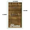 Clothespin Jute Reclaimed Weathered Primitive Wall Hanging Picture frame