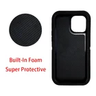 New Model 3 in 1 hard shockproof belt clip defender phone case for iphone 12 pro max