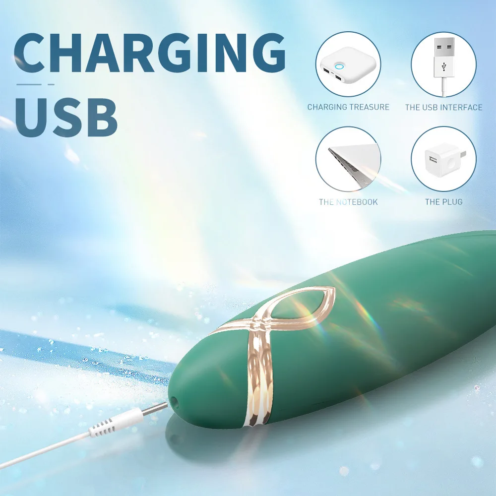 Mini Bullet Vibrator with 10 Speed Frequencies & Strong Shock Features for Female Flirting for Masturbation