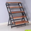 Table and stand shelf together for one waterproof mahogany desktop easy to use with large space for items