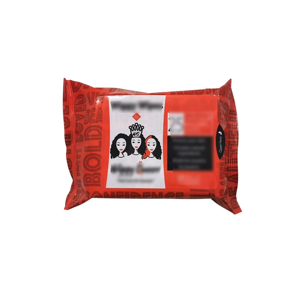 
25 Pcs not irritating prevent allergy hair glue removal wipes 