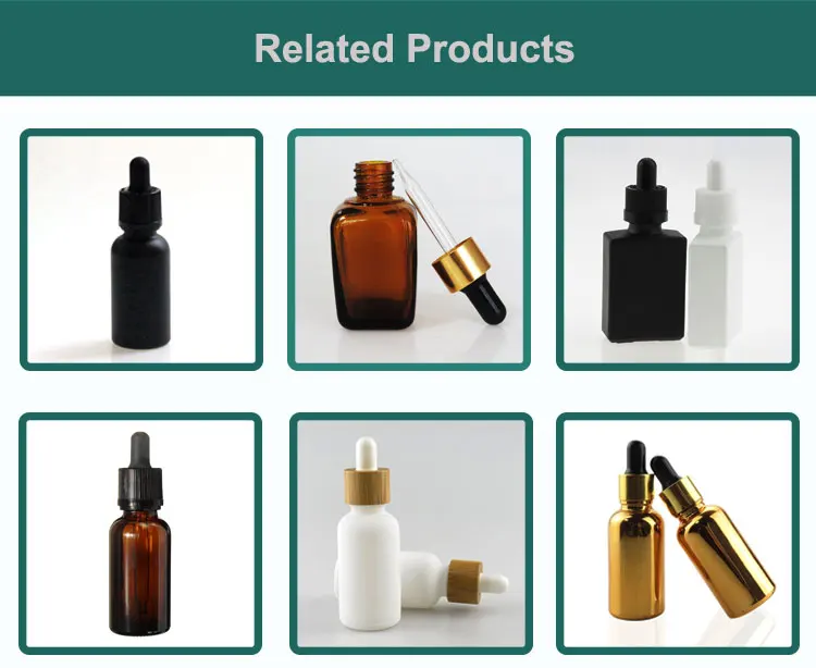 50ml square glass bottles