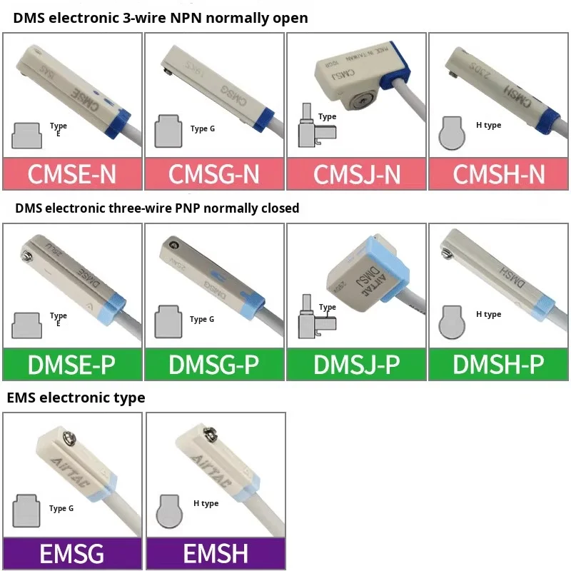 Airtac Magnetic Switch CMSECMSJ CMSH CMSG-020/030 DMSH DMSJ DMSG-020 ...