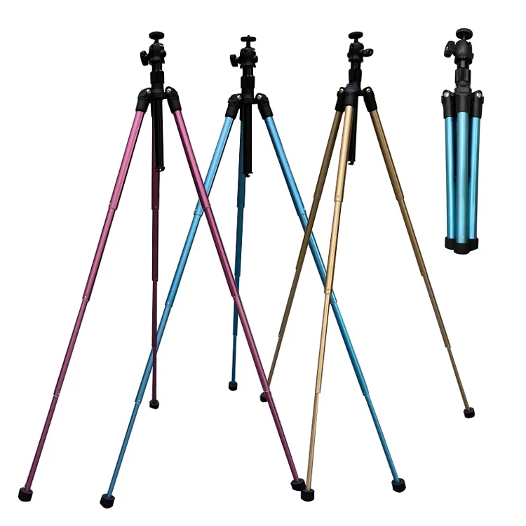 
light colorful phone outdoor travel spin foldable adjustable height mobile camera professional tripod 