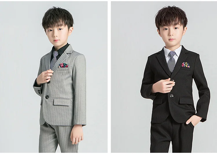 New fashion 4 pieces sets gentleman formal kids clothes suit for boy