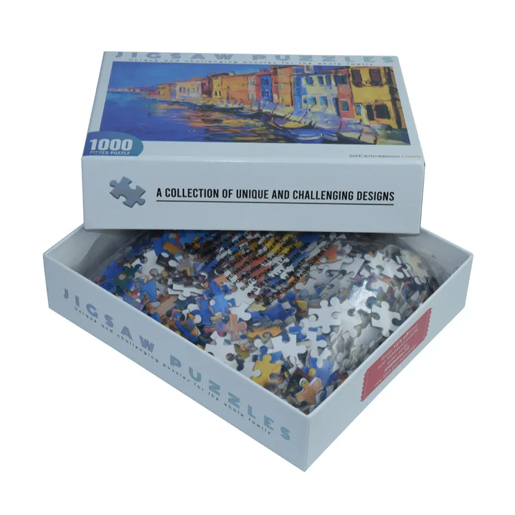 Wholesale Custom Rompecabezas 500 1000 1500 Pieces Jigsaw Puzzle For