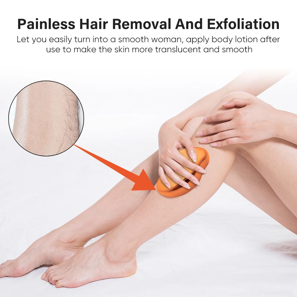 Fast Easy Exfoliation Hair Removal Crystal Pads Crystal Hair Remover