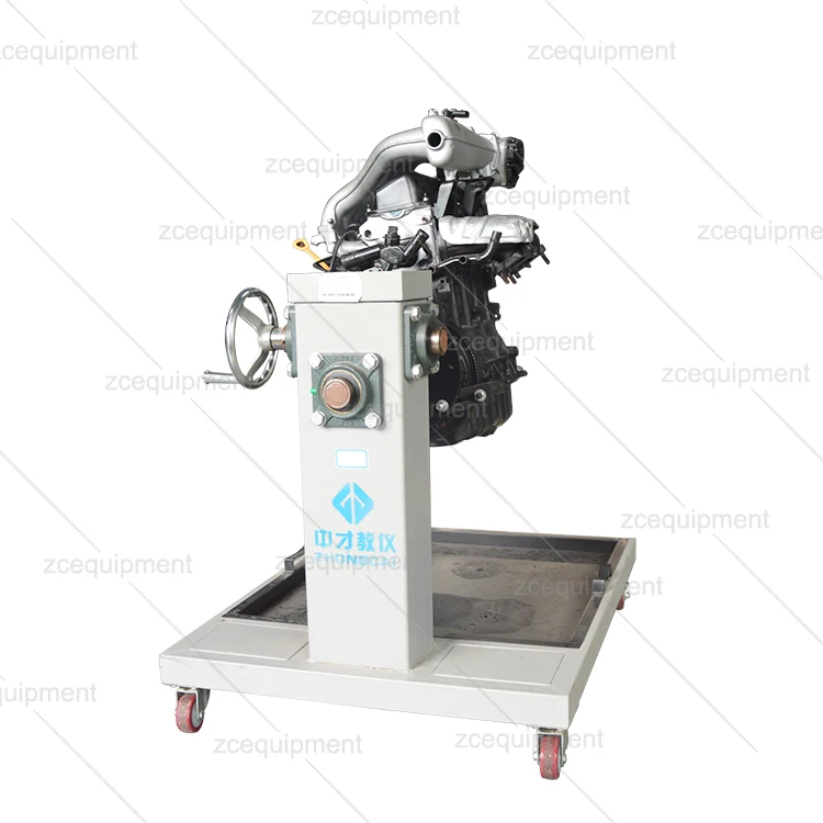 Automotive Teaching Equipment Display Engine Rollover Stand For
