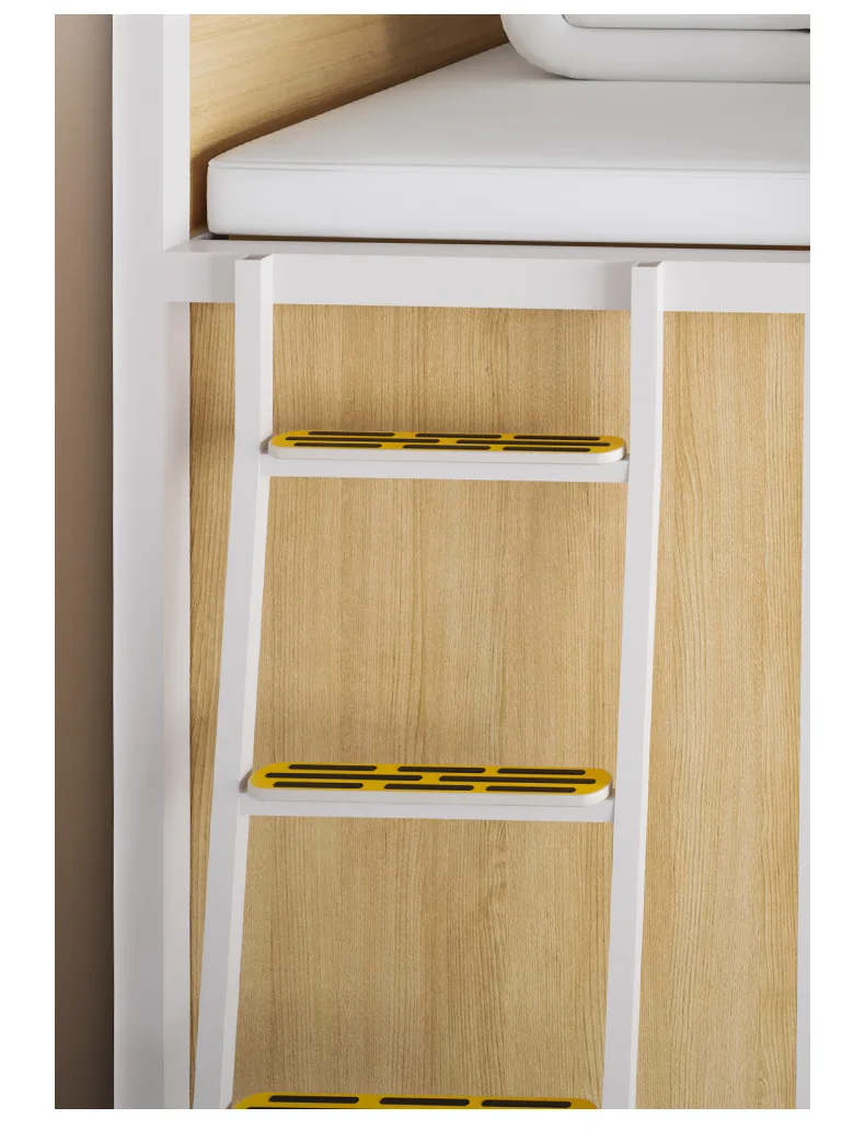 product modern iron loft bed adults iron frame metal bunk bed for students-20