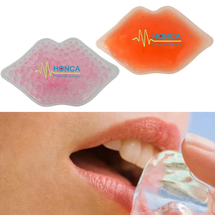 Lip Pack Ice Cooling Pack Wholesale Customize Hot Cold Lip Gel Pack Reusable Lip Ice Pack For